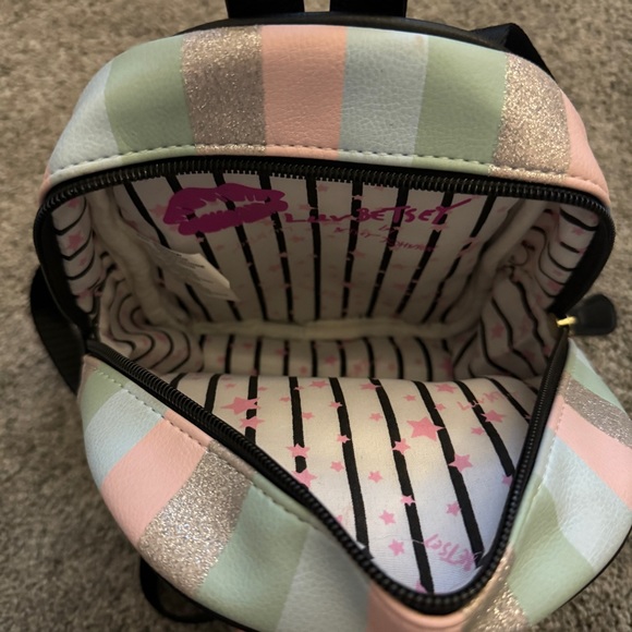 Betsey Johnson mini unicorn backpack. - Picture 6 of 7
